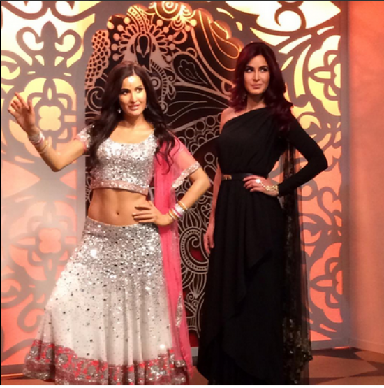 Katrina Kaif visits London Madame Tussauds to unveil her own wax statue Katrina attends the unveiling of her waxwork at Madame Tussauds on March 27